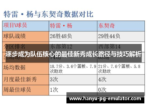逐步成为队伍核心的最佳新秀成长路径与技巧解析 逐步成为队伍核心的最佳新秀成长路径与技巧解析